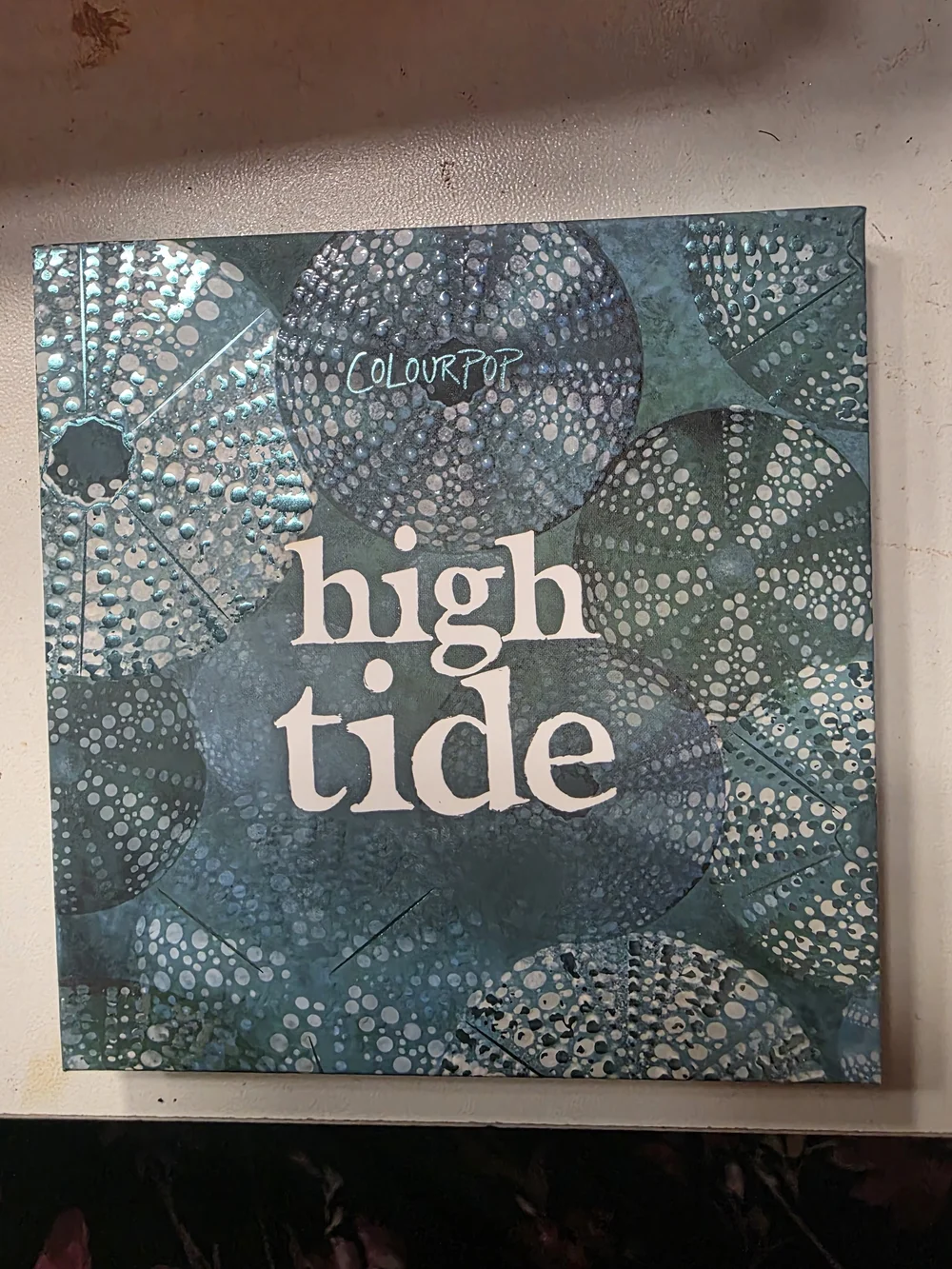 ColourPop high Tide Coastal Teal & Navy Eyeshadow Palette